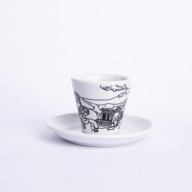Coffee Cup with Saucer Aci Castello Coffee Cup with Saucer Aci Castello